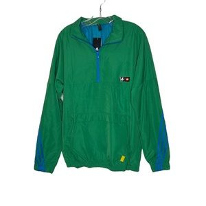 Adidas x Lego XL green windbreaker jacket